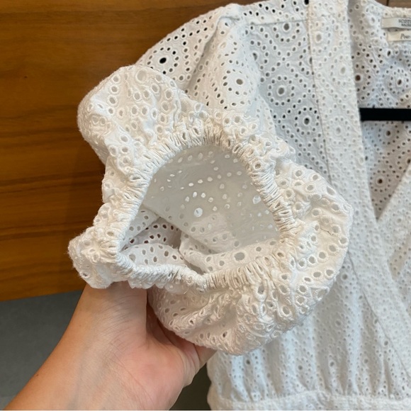 Scotch & Soda Broderie Anglaise Wrap Dress, Size S - Picture 8 of 16